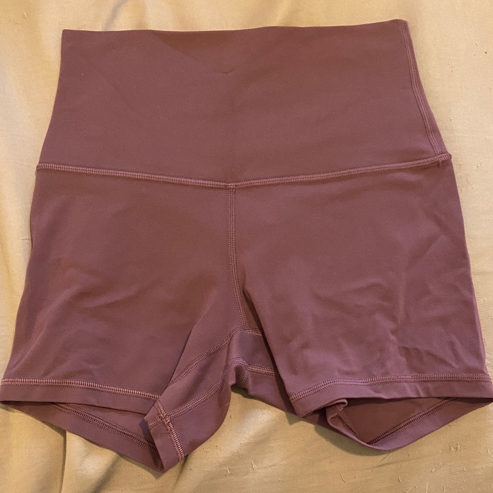 Lululemon Align Bike Shorts Plum Size 4